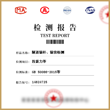 隧道錨桿、錨索檢測(cè)