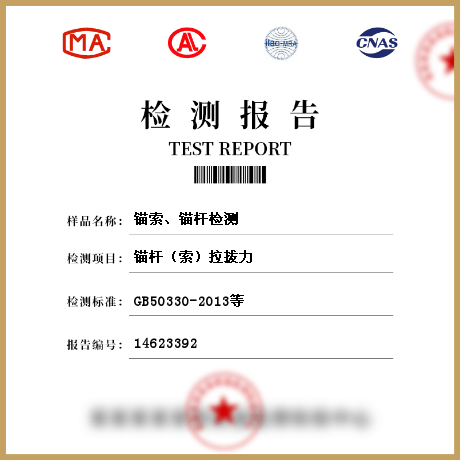 錨索、錨桿檢測(cè)